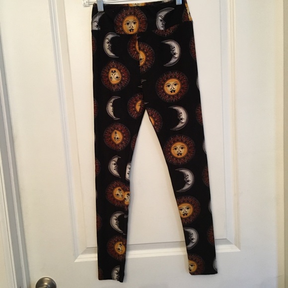 LuLaRoe Pants - LuLaRo black sun moon leggings